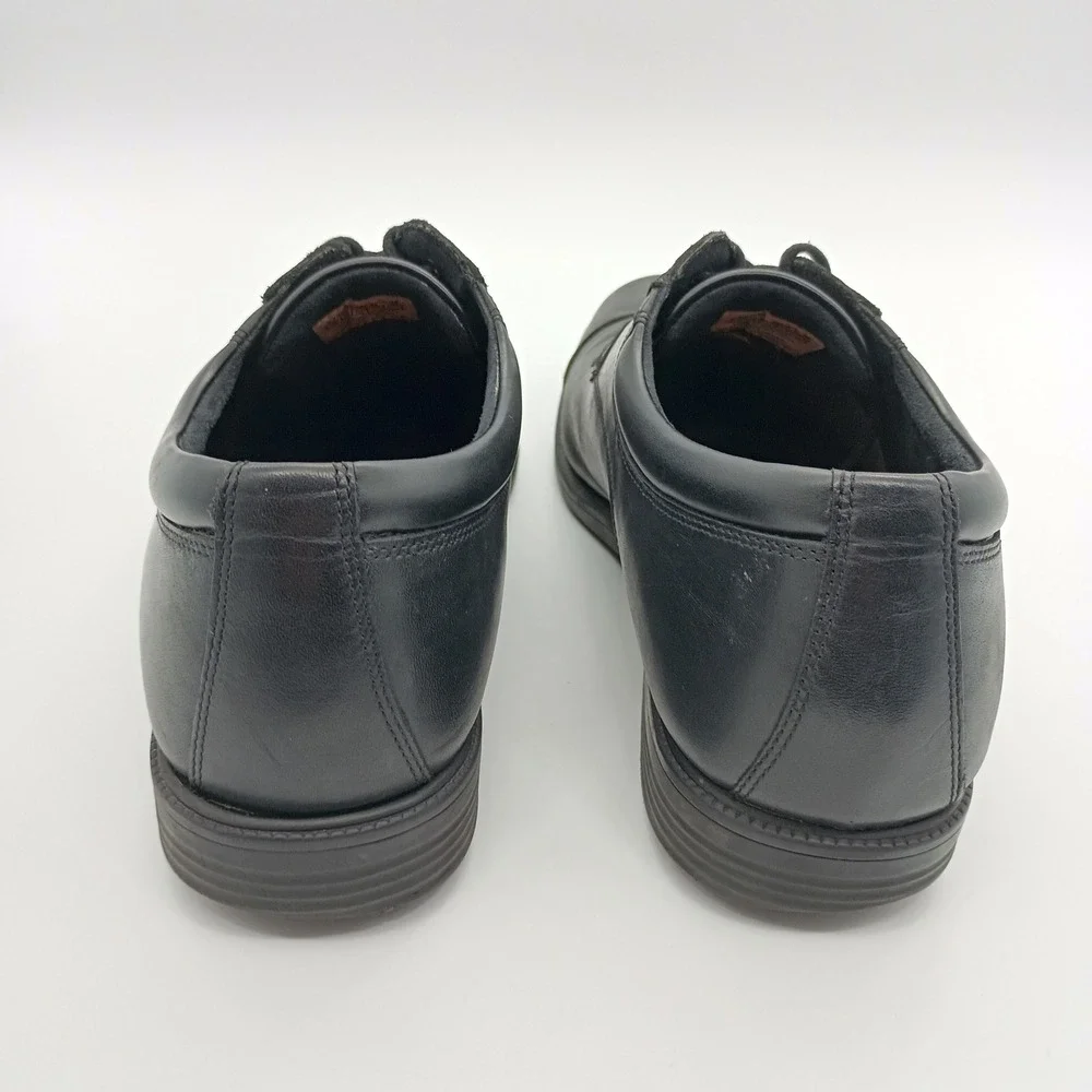 Rockport Black Leather Cap Toe Oxfords Mens Size 11‎ Hydro-Shield Waterproof